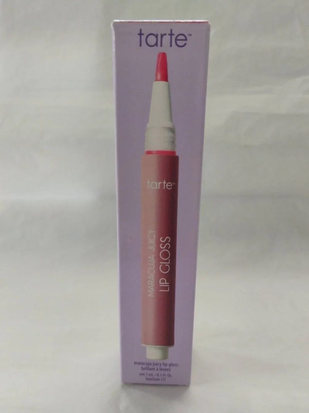 tarte Maracuja Juicy Lip Gloss /W Mystery Charm- Shade Melon Spritz- NWT